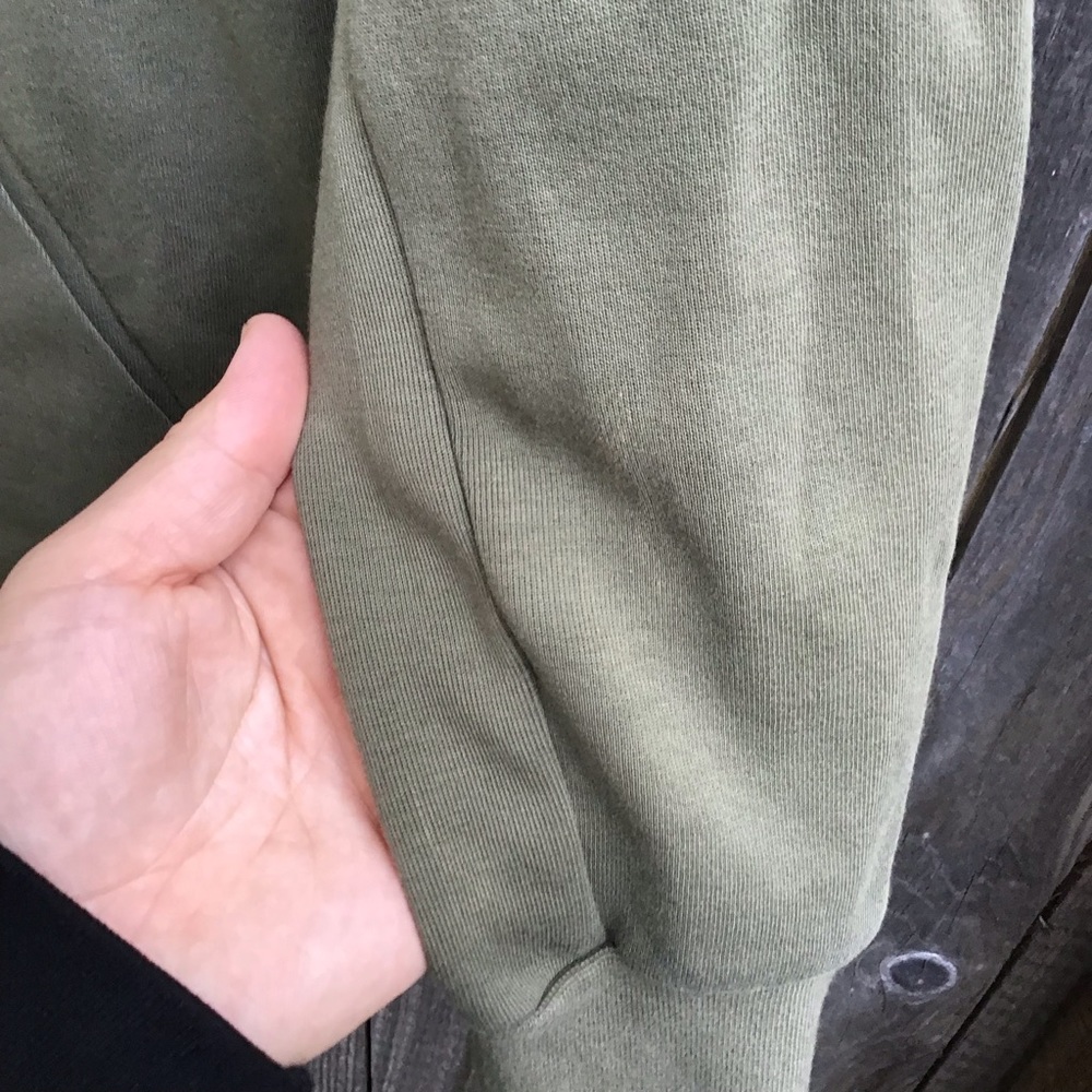 Nike sportswear tech fleece olive green hoodie sweater womens small - Picture 5 of 8